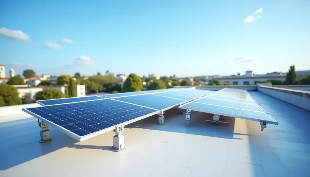 Die ideale Photovoltaik-Halterung fürs Flachdach: Tipps und Tricks