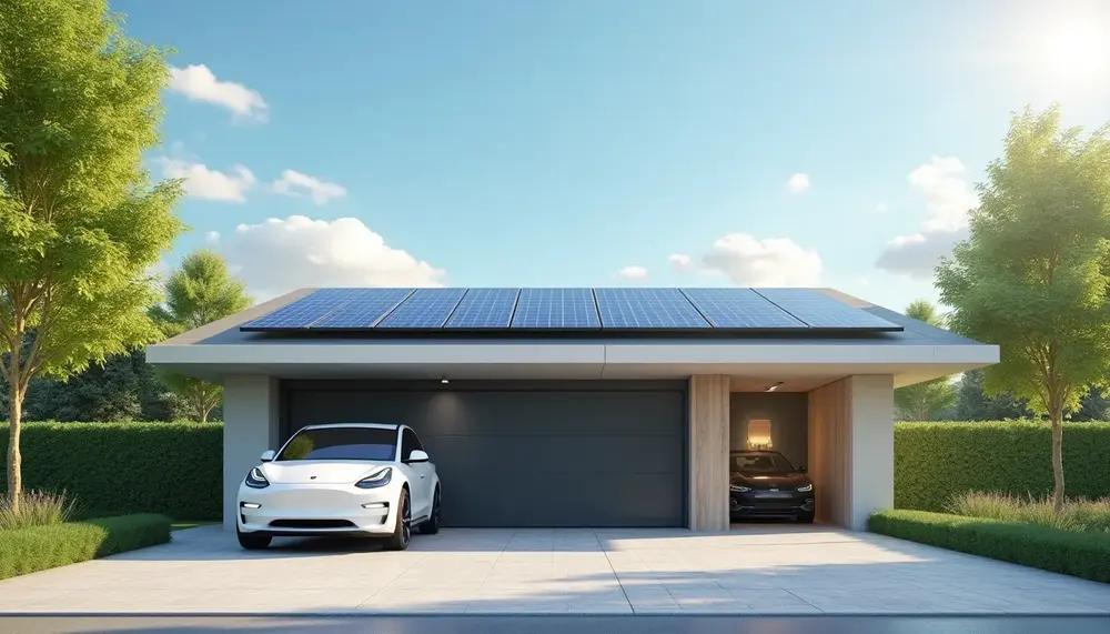 Photovoltaik Garage Flachdach: So rüsten Sie Ihr Dach für Solarstrom aus