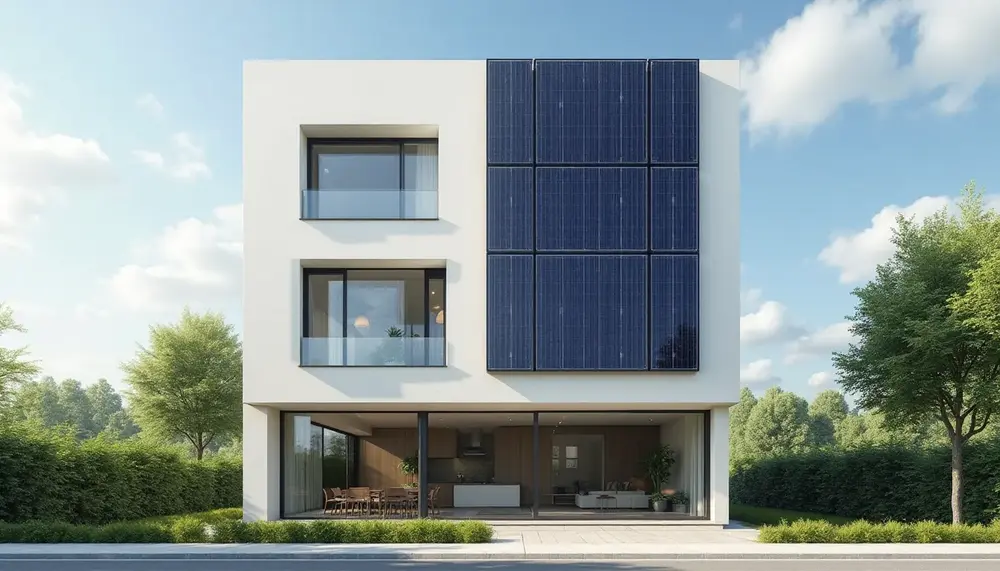 Photovoltaik Hauswand: Stromerzeugung direkt am Gebäude